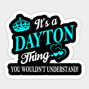 DAYTON Sticker